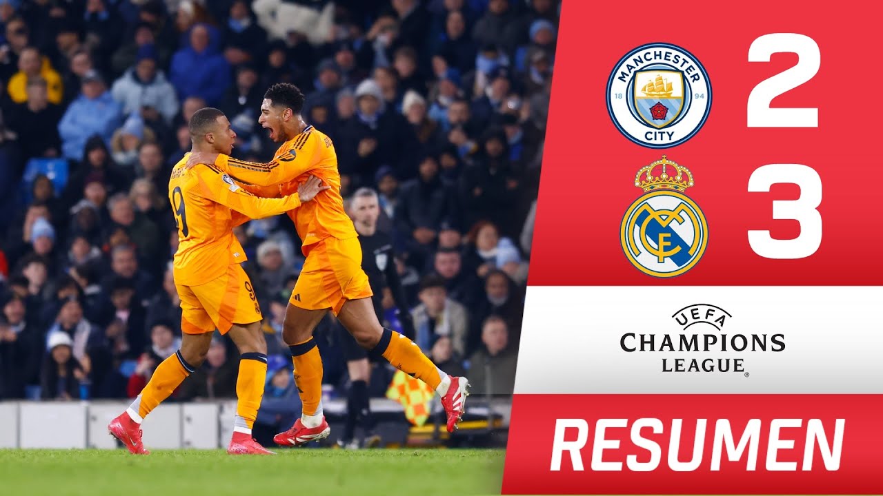 REAL MADRID y otra REMONTADA épica vs el MANCHESTER CITY y ganó la ida 3-2 con gol al 92 | Champions