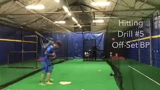 Baseball Hitting Drill #5 - Off-Set Bp
