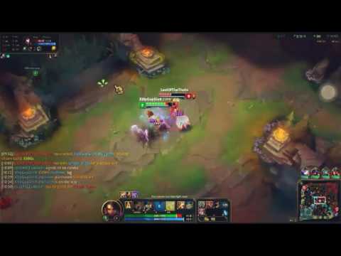 League of Legends- Nidalee vs Ahri outplay