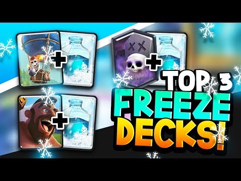 3 New FREEZE DECKS that are DOMINATING Ladder!