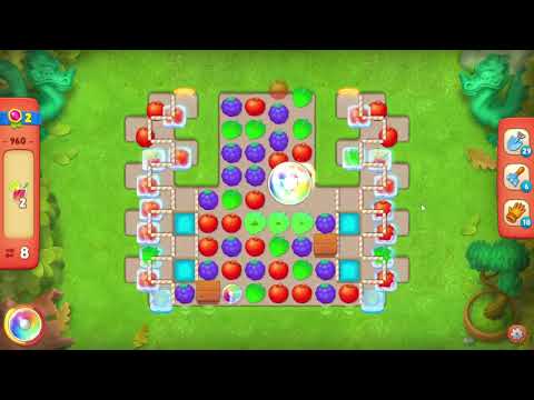 Gardenscapes 960 Hard Level - 12 moves - NO BooSTERS