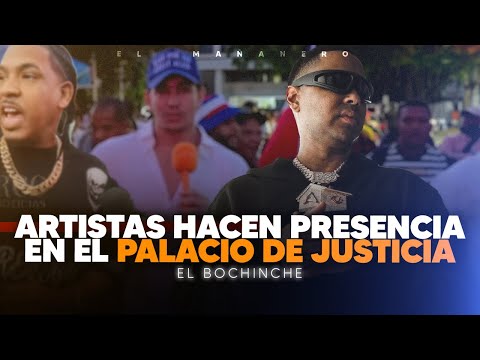 Artístas en la Manifestación del caso SeNaSa - Giuseppe se pronuncia - El Bochinche