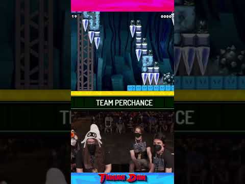 Awesome SGDQ Relay Race Moment with Tanuki Dan #sgdq #mariomaker2  #relayrace #mario #smm2