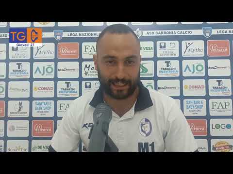 Le interviste al termine delal termine della partita Carbonia-Kosmoto Monastir