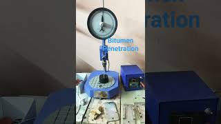 bitumen penetration setup