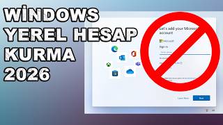 Windows Yerel Hesap İle Kurulum