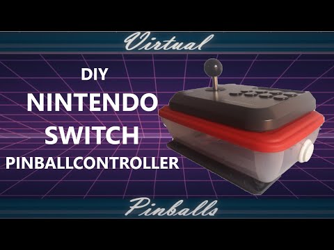 Tuperware pinball controller for switch  - Mando pinball para switch en un tuper