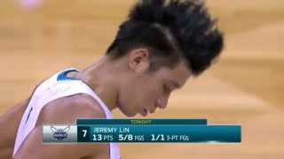 林書豪Jeremy Lin's Offense & Defense Highlights 2015-11-12 Hornets VS Knicks 1080P