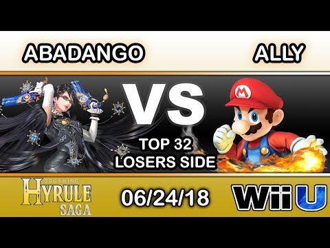 Hyrule Saga - Ally (Mario) Vs. Abadango (Bayonetta) Top 32 Losers - Smash 4