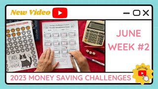 Budgeting Money Savings Challenges - June Week #2 - TracEy Monster Savings on Etsy