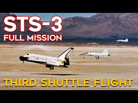 STS-3 Third Shuttle Flight - Columbia, 1982 - Launch, Landing, Historical Footage & Narration, AI