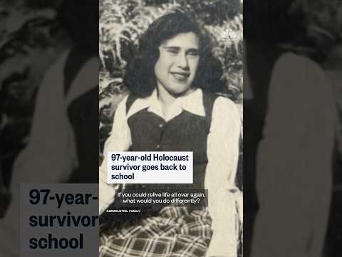 97-year-old Holocaust survivor goes back to school