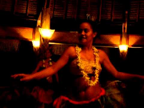 Polynesian Dancers in Huahine