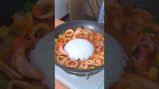 イカの韓国風炒め飯  #時短レシピ #おうちごはん #韓国料理