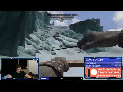 Gotta love those Skyrim physics HIMediaTV Twitch Clip