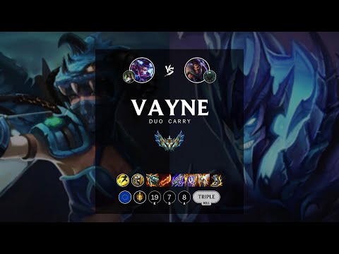 Vayne ADC vs Draven - EUW Challenger Patch 12.12