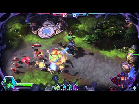 Heroes of the Storm Beta Abathur Gameplay 52