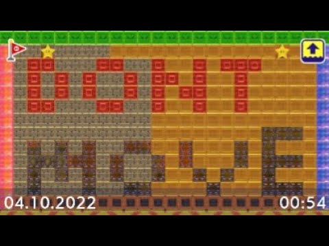Don't Move!-Mario Maker 2 Level