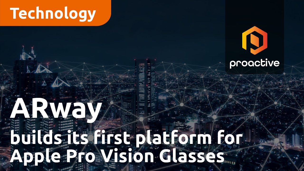 ARway Corp announces company has built its first platform for Apple Pro Vision Glasses