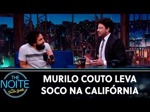 Murilo Couto gets punched in California | The Noite (05/07/19)