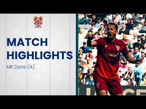 FC MK Milton Keynes Dons 3-0 FC Tranmere Rovers Birkenhead