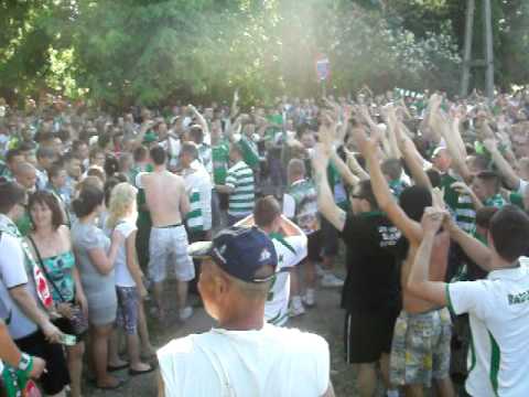 kibice zielonych (7) - derby: Radomiak - Bron - 05.06.2011 - Radom