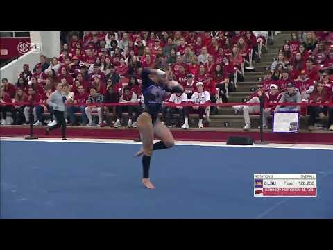 KJ Johnson Floor LSU @ Arkansas 2023 9.875