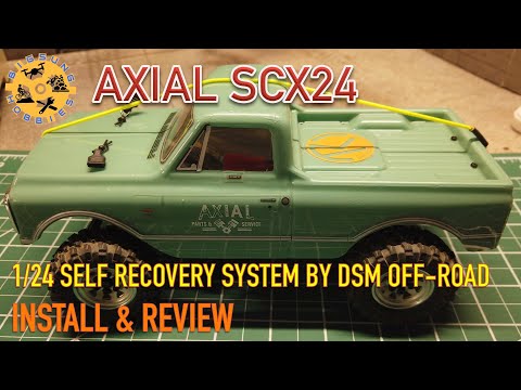 1/24 Scale Axial SCX24 | Install and Review of 1/24 Self Recovery System by DSM Off-Road