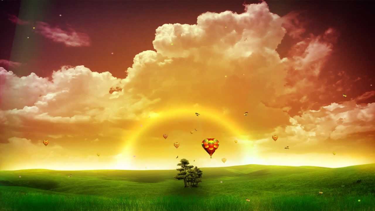Sunshine Clouds Animated Wallpaper http://www.desktopanimated.com