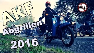 AKF Abgrillen 2016 Action-Ausfahrt / unterwegs mit der Simson Gang