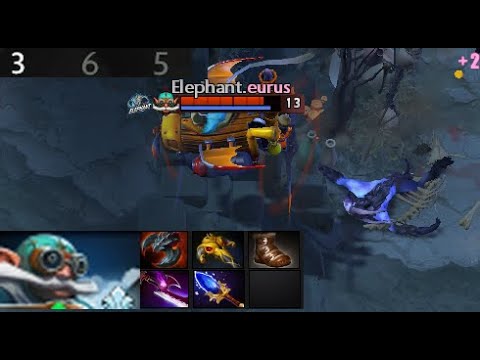 Eurus - Gyrocopter | Fnatic vs Elephant  (game 2) BO2 | The International 2021