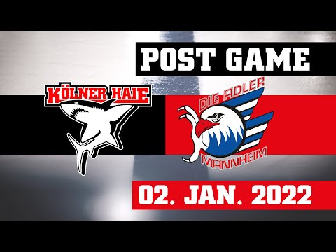 Postgame-Interview Kölner Haie – Adler Mannheim (1:5) // 02.01.2022
