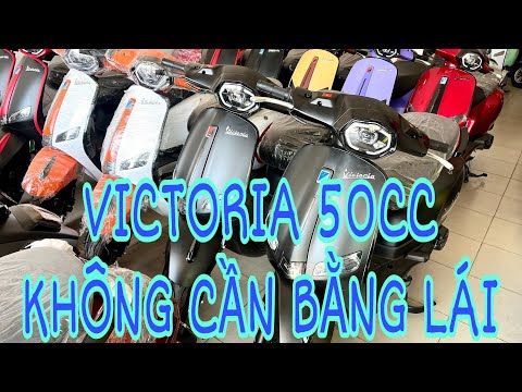 Review chi tiết xe tay ga Victoria 50cc | Xe máy 50cc