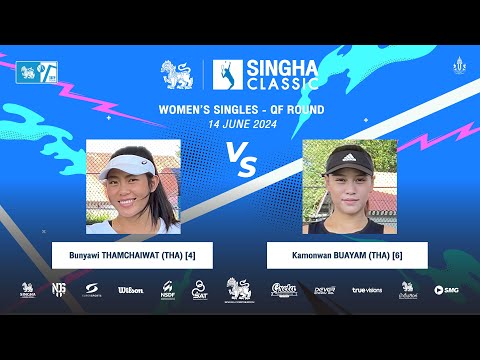 Bunyawi T[4] Vs. Kamonwan B[6] | SINGHA CLASSIC 2024 (Women's Singles - QF Round)