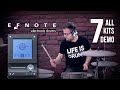 EFNOTE 7 electronic drumkit playing all kits sound module demo