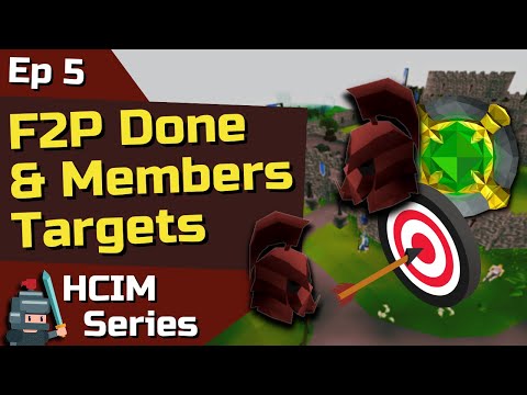 OSRS HCIM Progress Video 5: F2P End Game & P2P Targets [2021]