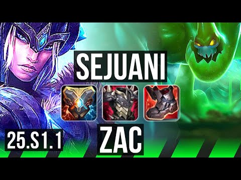 SEJUANI vs ZAC (JGL) | KR Diamond | 25.S1.1
