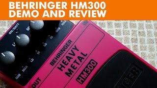 Video thumbnail for Behringer HM300 Heavy Metal distortion pedal Demo and Review by Krach Werke