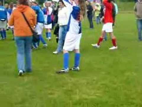 laatste minuten van de bekerwedstrijd waterwijk MB1