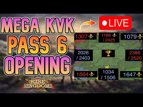 1079/1647/1307/1188 PASS 6 OPENING!  | Rise of Kingdoms