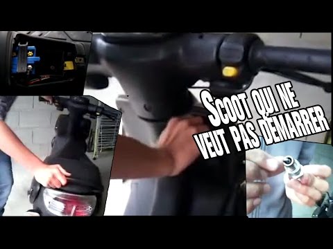 comment demarrer scooter en poussant