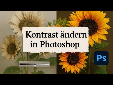 Kontrast in Photoshop verbessern: Quicktipp für Einsteiger #photoshop 