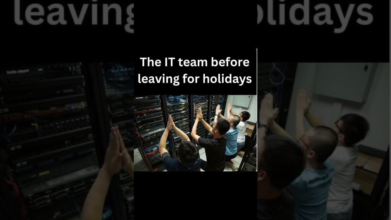 IT team be praying🙏😭 #coding #memes #correctcoding #funny #computerscience