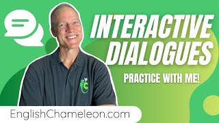 Learn English with dialogues! Interact with Mike the Chameleon in these dynamic dialogues.