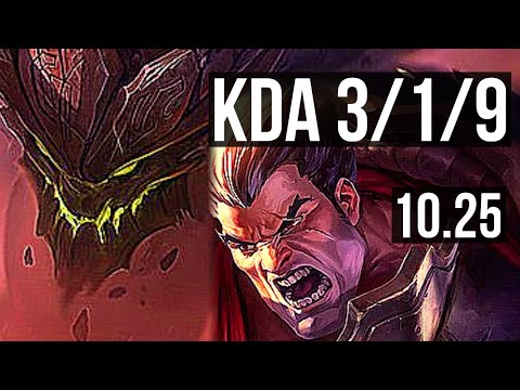 MALPHITE vs DARIUS (TOP) | 3/1/9, 300+ games | KR Diamond | v10.25