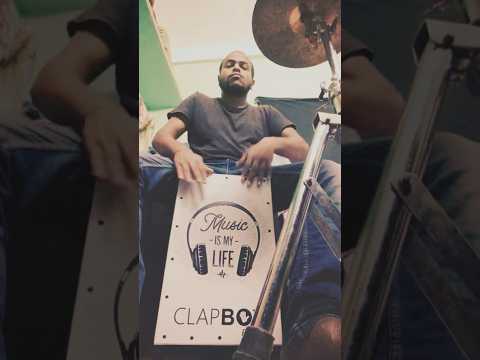 cajon rhythm🔥 cajon lover #shorts @clapbox.experience