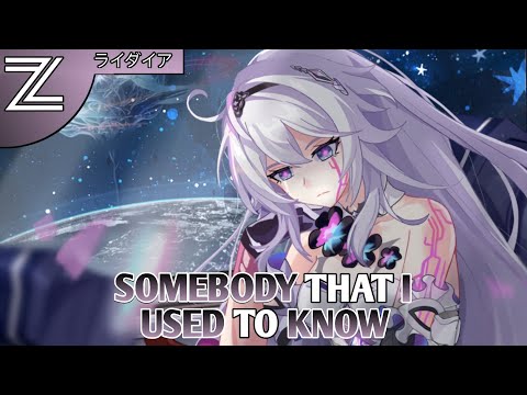 Nightcore - Somebody That I Used To Know (TheFatRat Remix) (Gotye Feat. Kimbra) - (Lyrics)