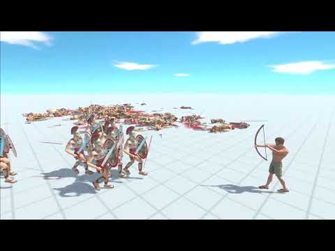 SPARTANS Vs ALL UNITS ANCIENT HUMANS Animal Revolt Battle Simulator 720 x 1280