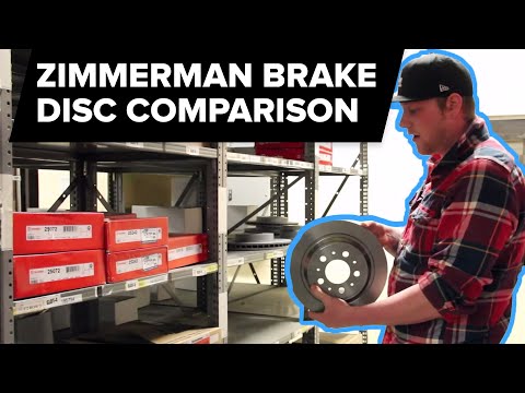 Brake Rotors Compared - Zimmerman - OEM Replacement - BMW, Audi, VW, Volvo, Porsche, & Mercedes