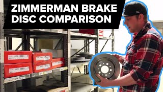 Brake Rotors Compared - Zimmerman - OEM Replacement - BMW, Audi, VW, Volvo, Porsche, & Mercedes